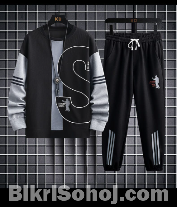 100% Cotton T-Shirt & Trouser Set for Men